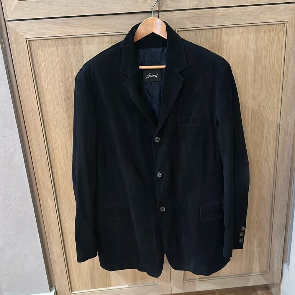 Brioni suede jacket